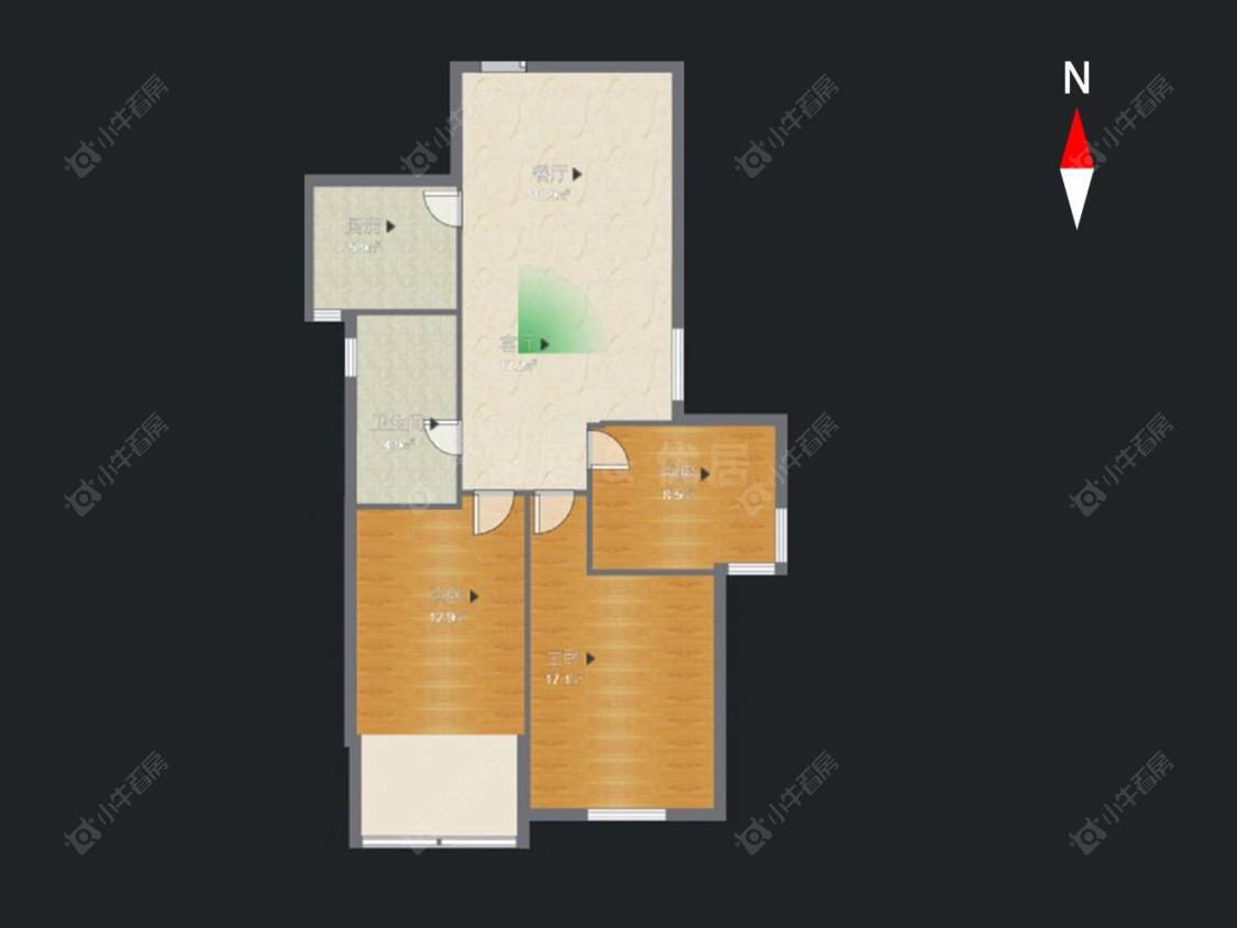 绿园爱舍南区房源户型图 常州绿园爱舍南区在售二手房源户型图_小牛看房