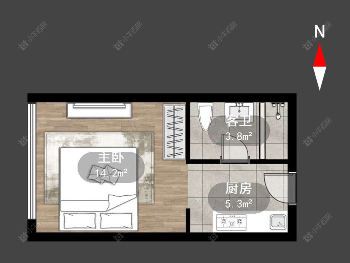 常州路劲又一城在售二手房源户型图_小牛看房