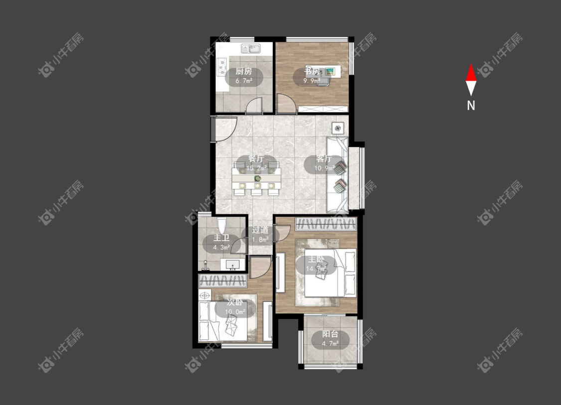丰臣南郡房源室内图 常州丰臣南郡在租房源室内图_小牛看房