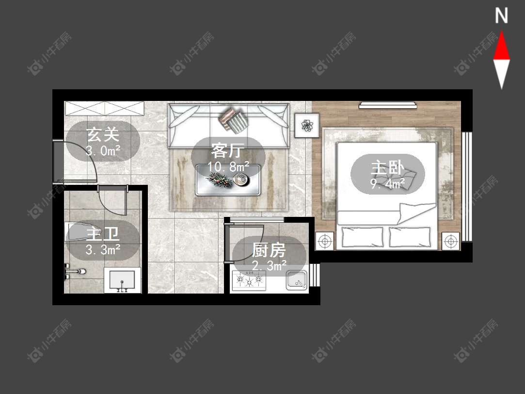 常州东方国际公寓在售二手房房源户型图_小牛看房