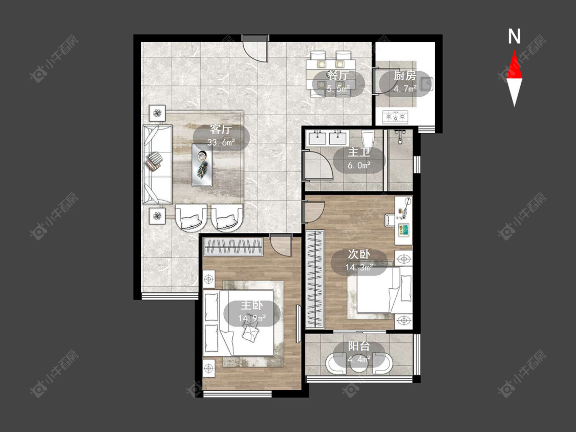 河阳花苑房源户型图 常州河阳花苑在售二手房源户型图_小牛看房
