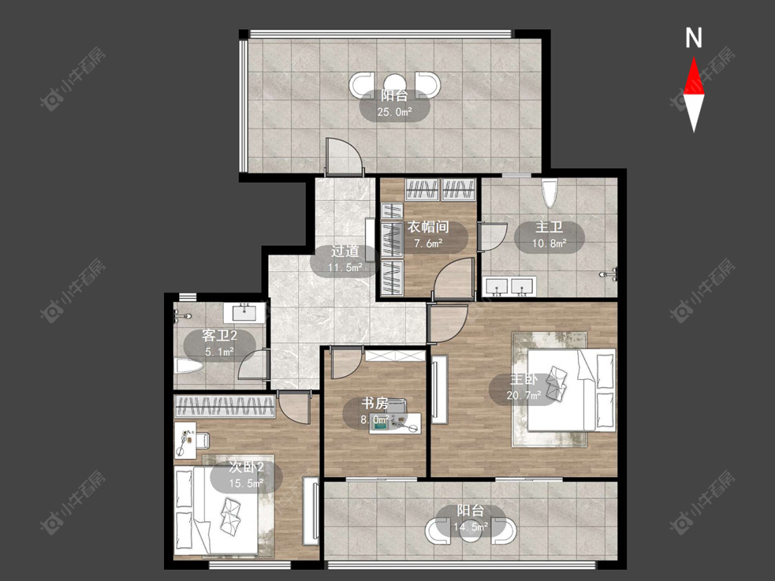 奥阳颐景苑房源户型图 常州奥阳颐景苑在售二手房源户型图_小牛看房