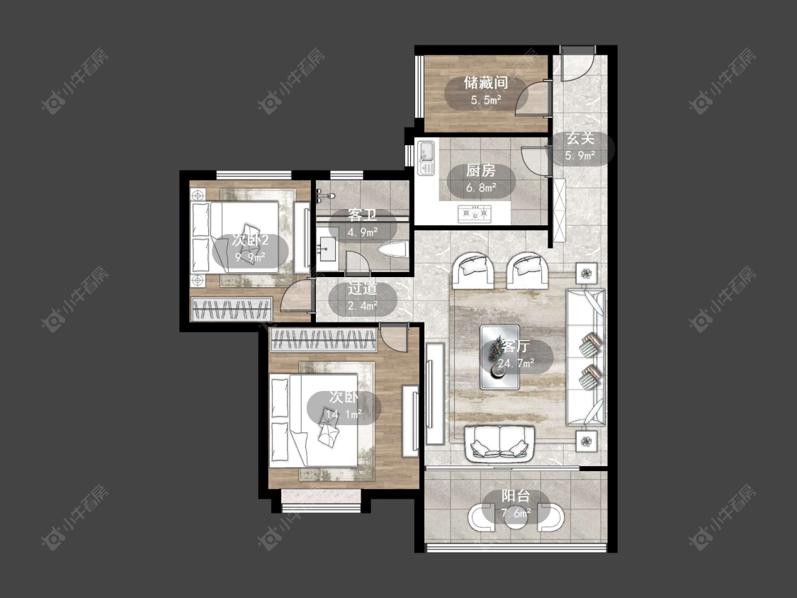 丹阳大亚第一城在售二手房源户型图_小牛看房
