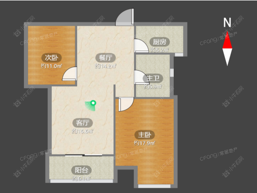 常州新城蓝钻苑北区在租房源_小牛看房