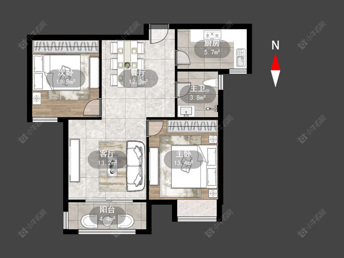 常发豪庭国际房源户型图 常州常发豪庭国际在售二手房源户型图_小牛看房