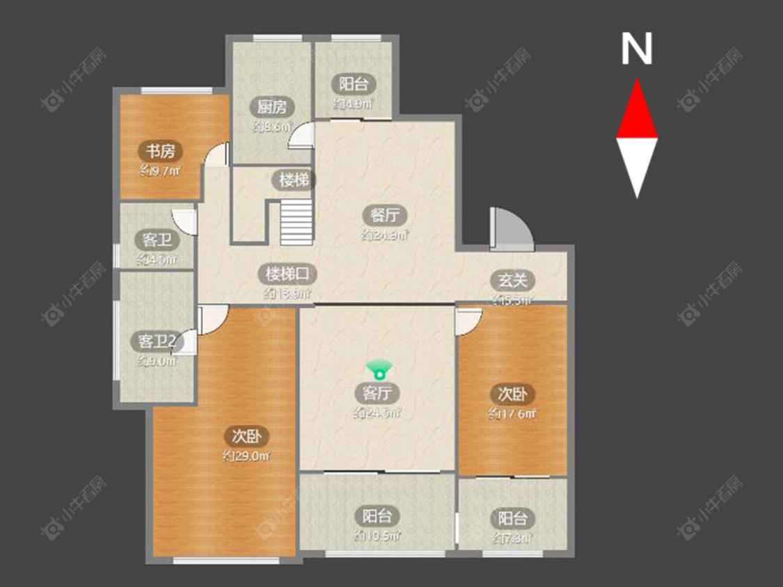 常州金地天际在售二手房源户型图_小牛看房