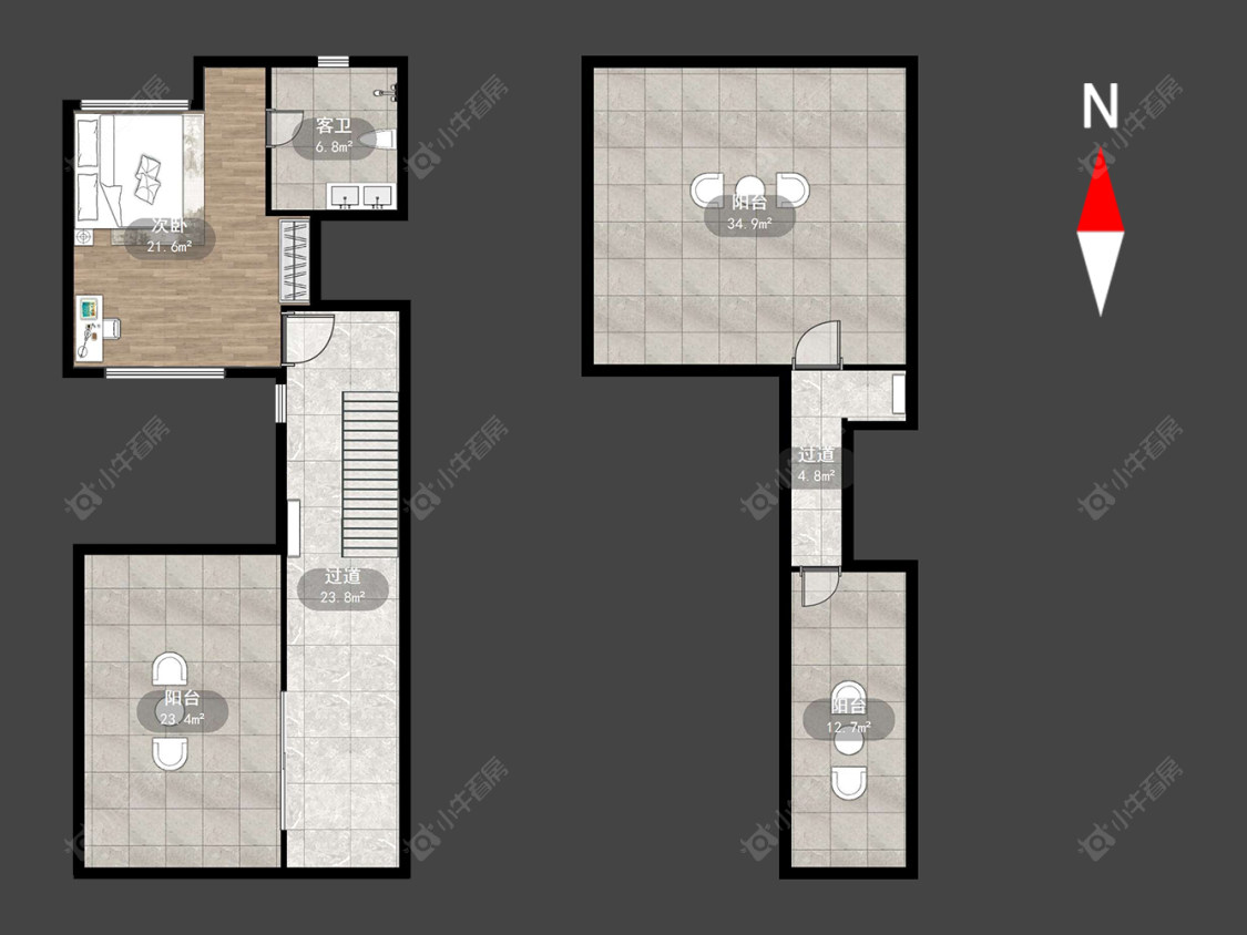 常州秀江南花园在售二手房源户型图_小牛看房