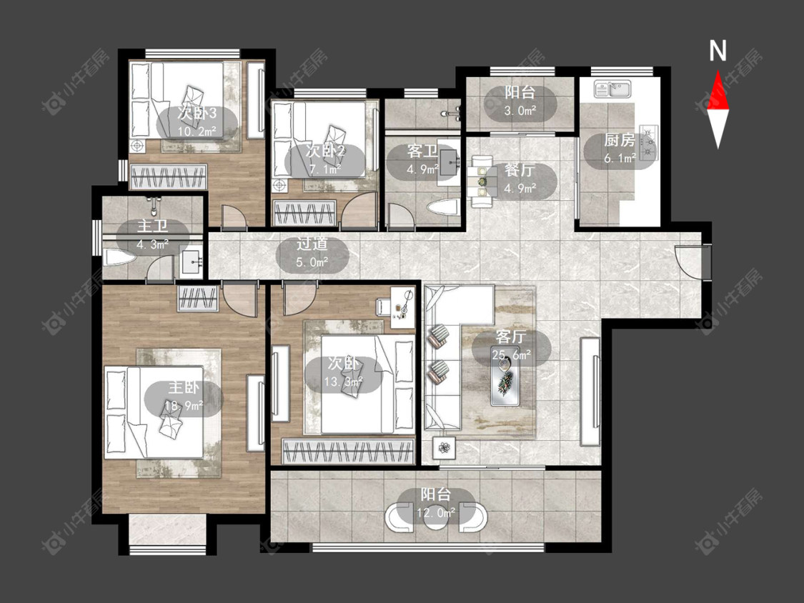 常州弘阳上城在售二手房源户型图_小牛看房