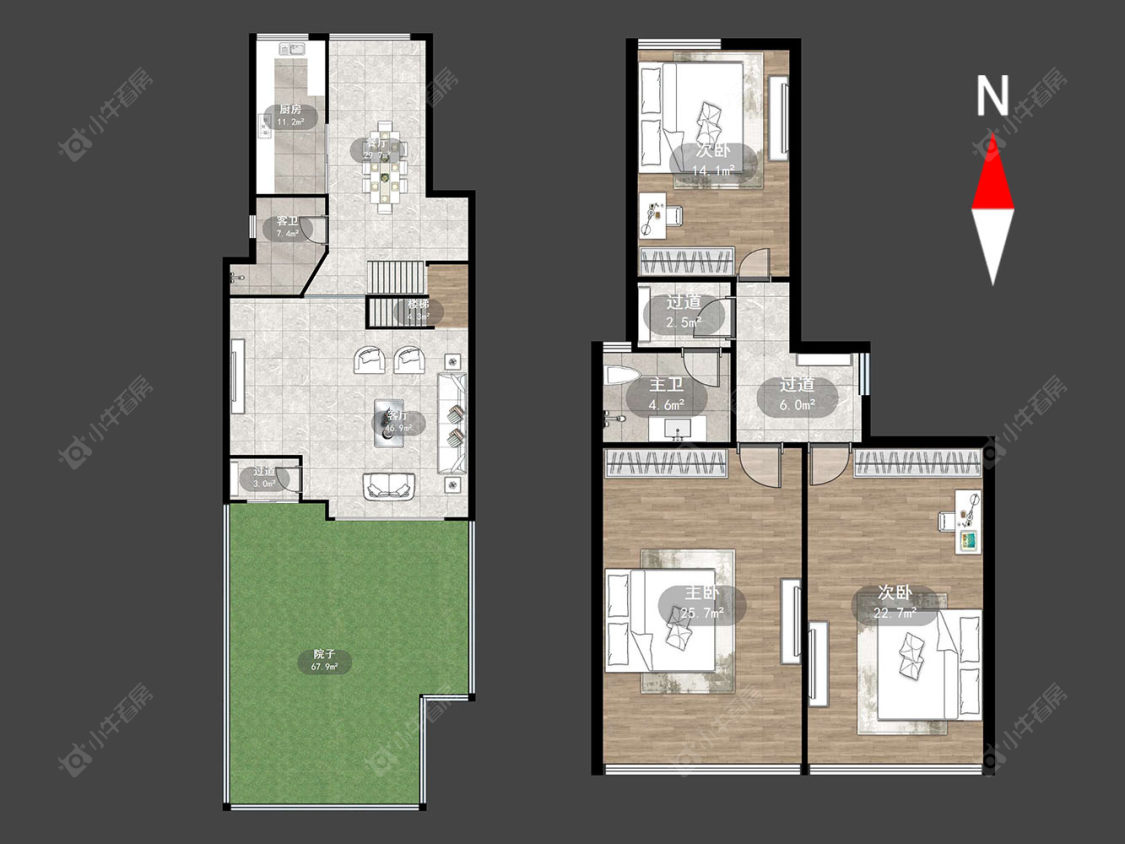 常州中天名园在售二手房源户型图_小牛看房