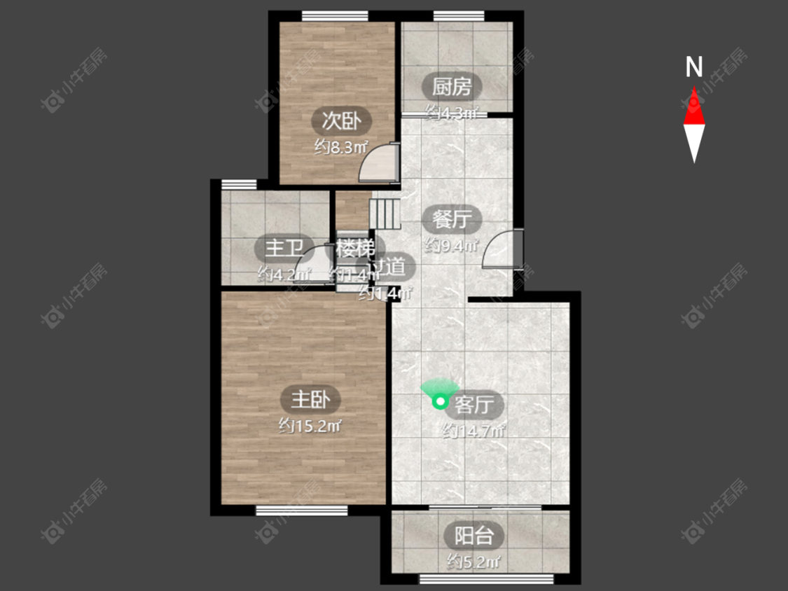 常州顺园八村北区在售二手房源户型图_小牛看房