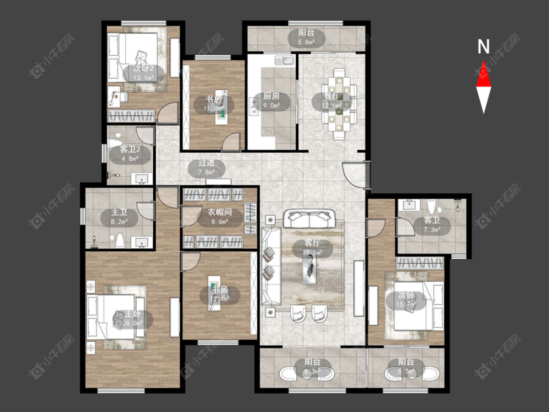佳兆业凤凰湖壹号房源户型图 常州佳兆业凤凰湖壹号在售二手房源户型图_小牛看房