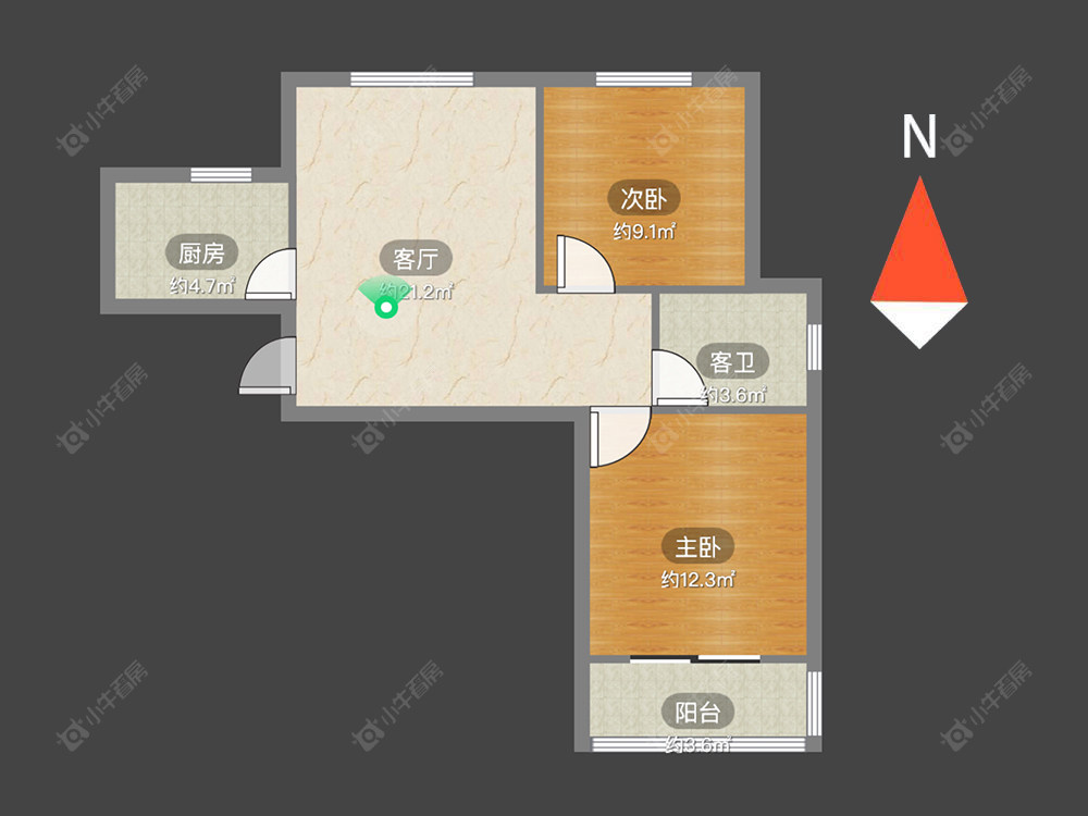 常州御水华庭二期在售二手房源户型图_小牛看房