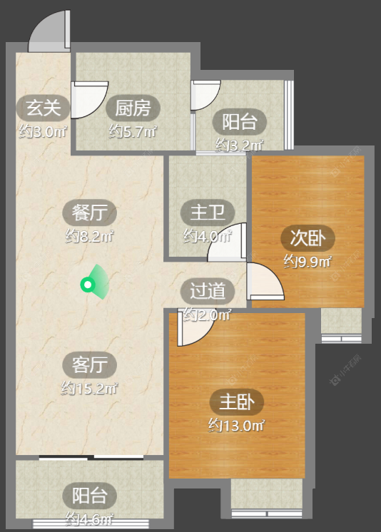 蓝山湖房源户型图 常州蓝山湖在售二手房源户型图_小牛看房