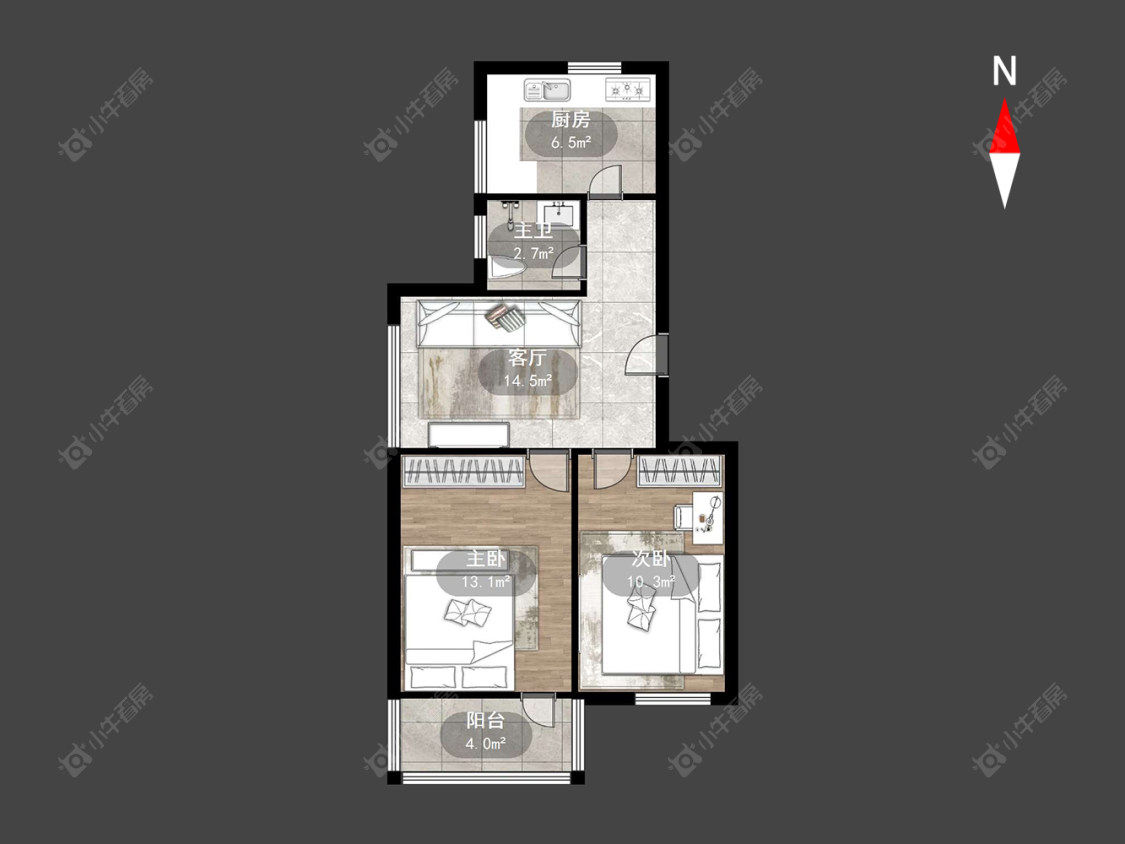 常州清潭许家巷在售二手房源户型图_小牛看房