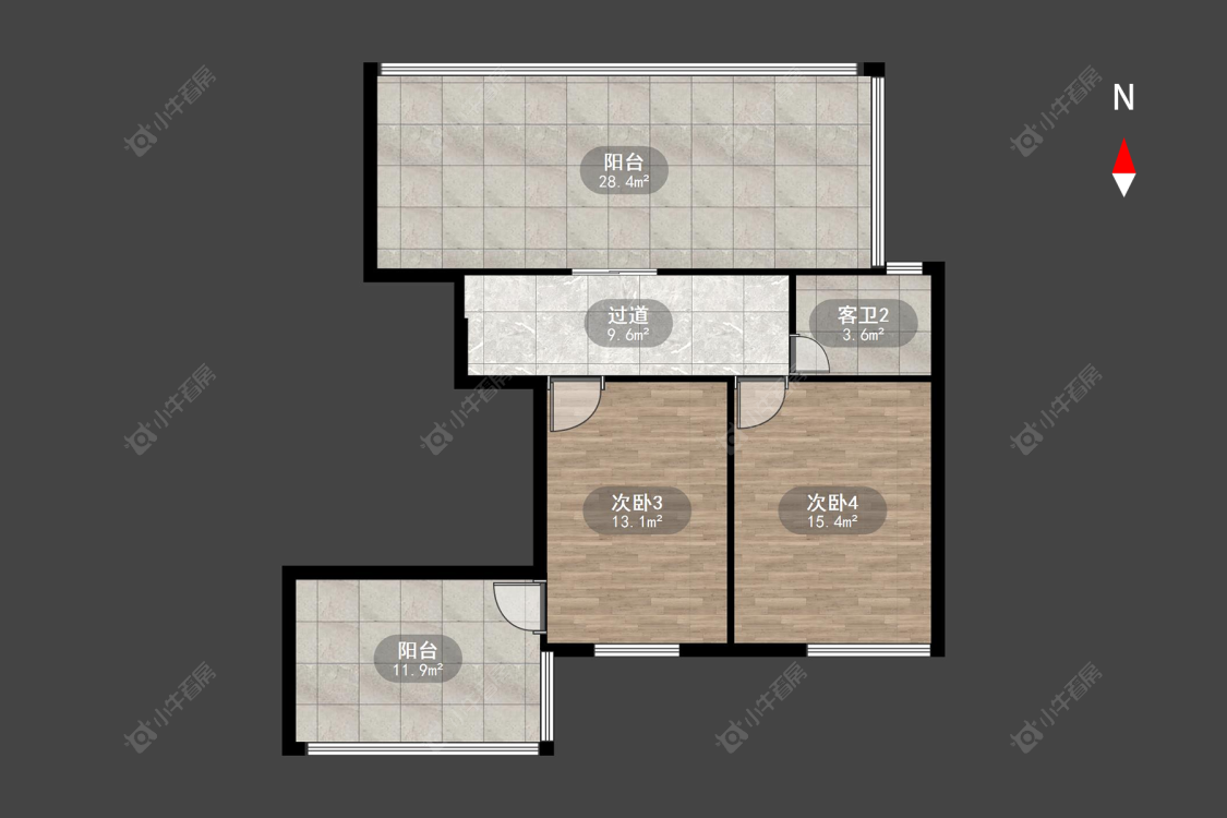 常州四季新城南苑在售二手房源户型图_小牛看房