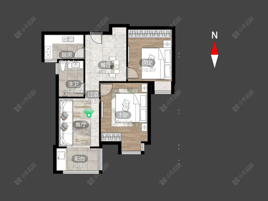凤凰名城房源户型图 常州凤凰名城在售二手房源户型图_小牛看房
