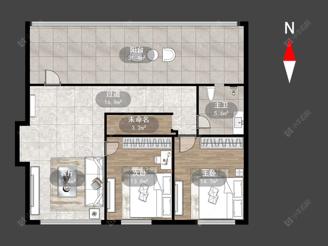 腾龙苑西区房源户型图 常州腾龙苑西区在售二手房源户型图_小牛看房