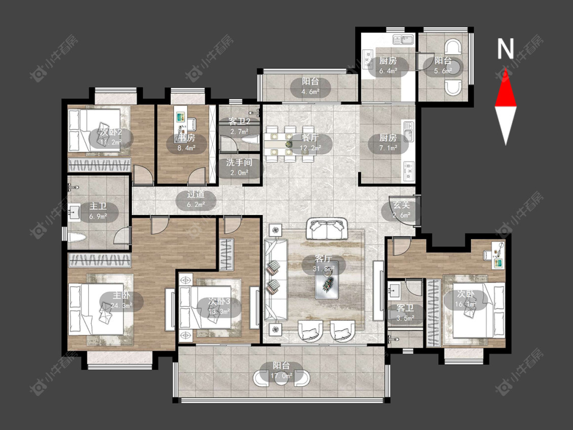 常州碧桂园壹号天禧在售二手房源户型图_小牛看房