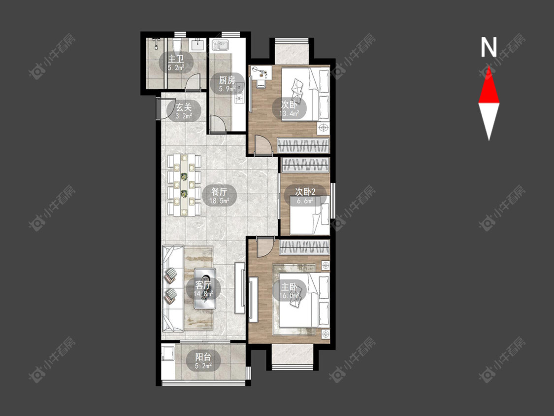嘉顺花园房源户型图 常州嘉顺花园在售二手房源户型图_小牛看房