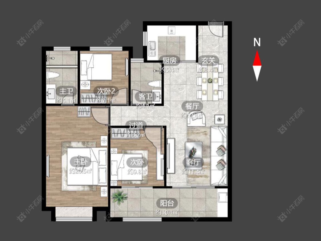 绿都万和城九区房源户型图 常州绿都万和城九区在售二手房源户型图_小牛看房