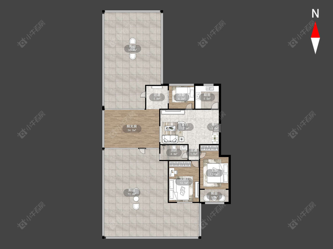 常州青枫颐景花园在售二手房源户型图_小牛看房