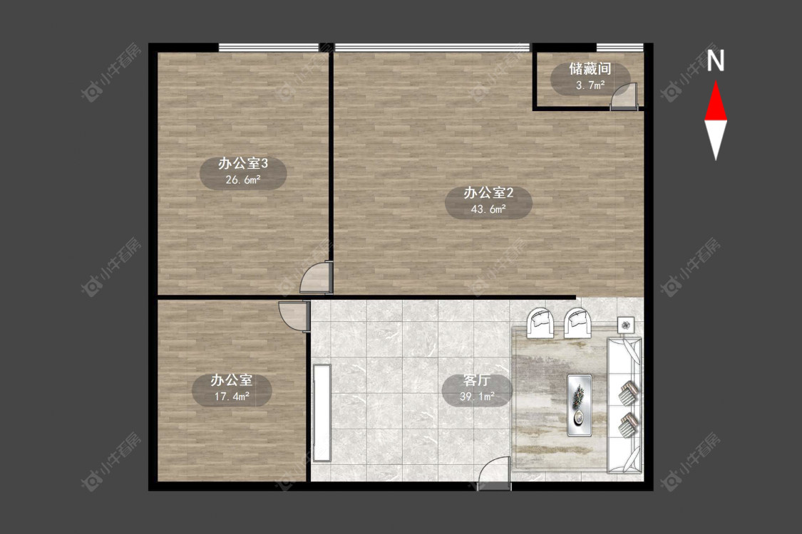 武进万达广场房源户型图 常州武进万达广场在售二手房源户型图_小牛看房