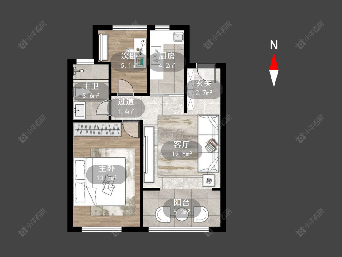 常州绿都万和城七区在售二手房源户型图_小牛看房