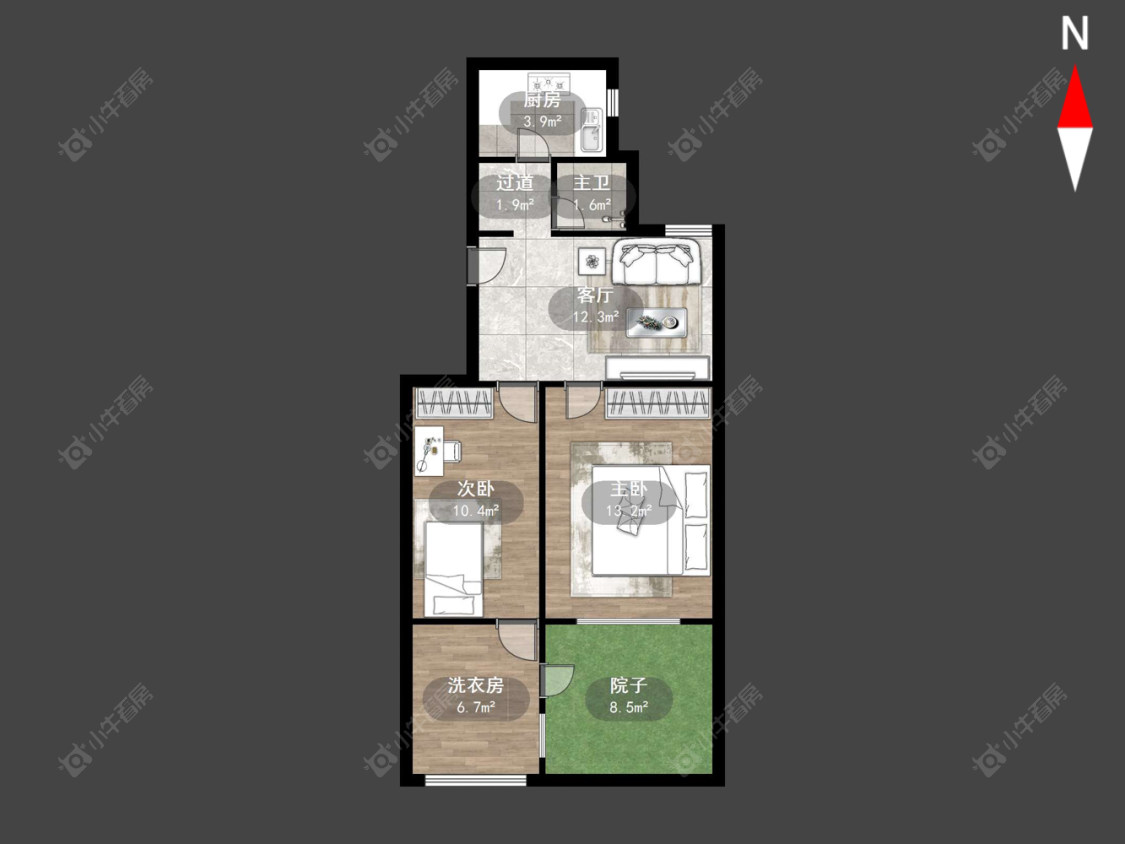 吴家场公寓房源户型图 常州吴家场公寓在售二手房源户型图_小牛看房