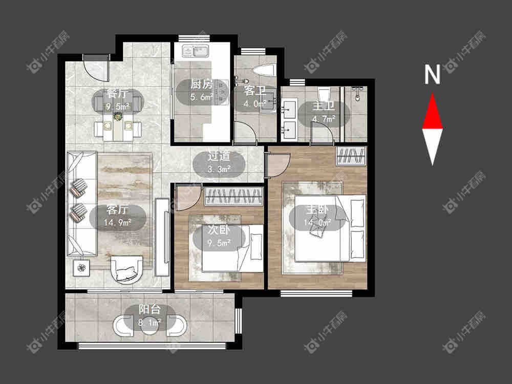 常州路劲金东方玖园在租房源_小牛看房