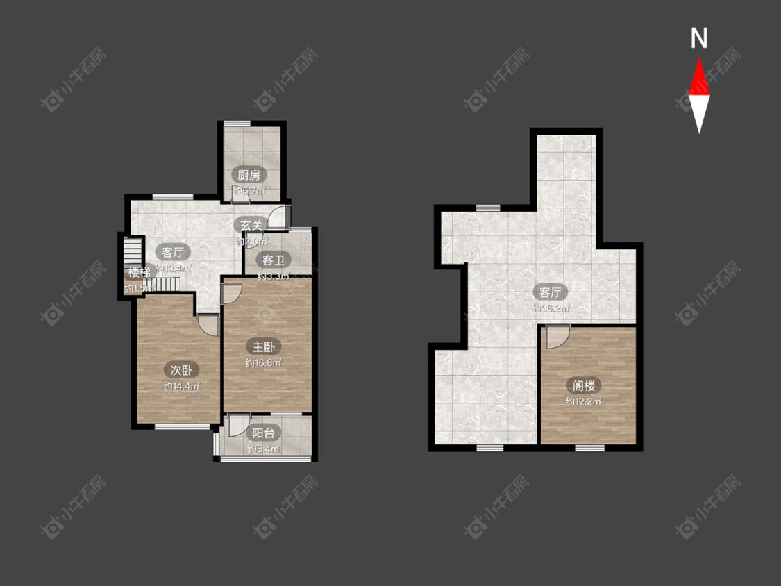 常州翠竹新村东北区在售二手房房源户型图_小牛看房