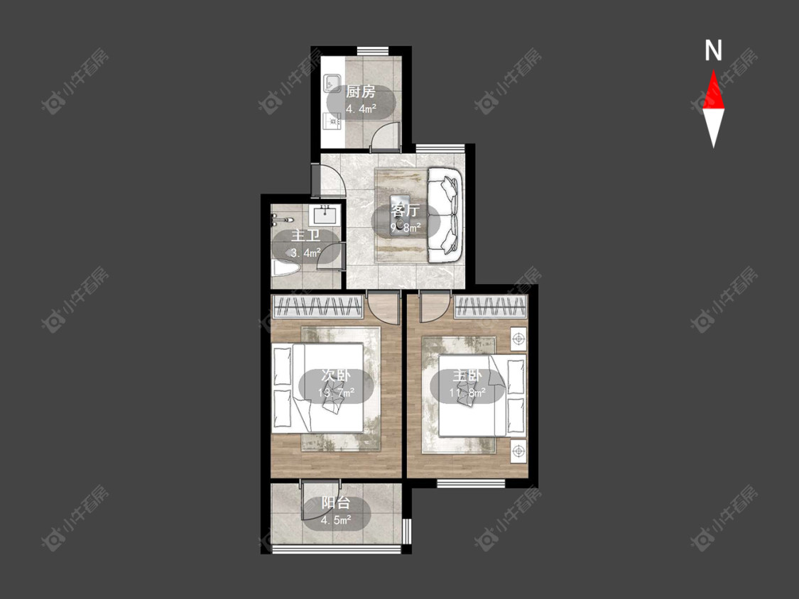 清潭新村房源户型图 常州清潭新村在售二手房源户型图_小牛看房