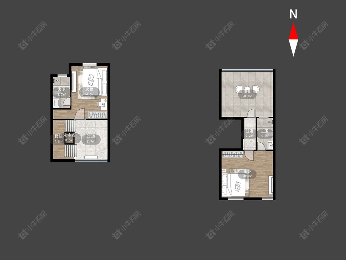 常州漫山花海（唐顿庄园）在售二手房源户型图_小牛看房