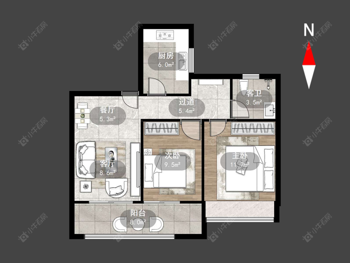 邹新东苑房源户型图 常州邹新东苑在售二手房源户型图_小牛看房