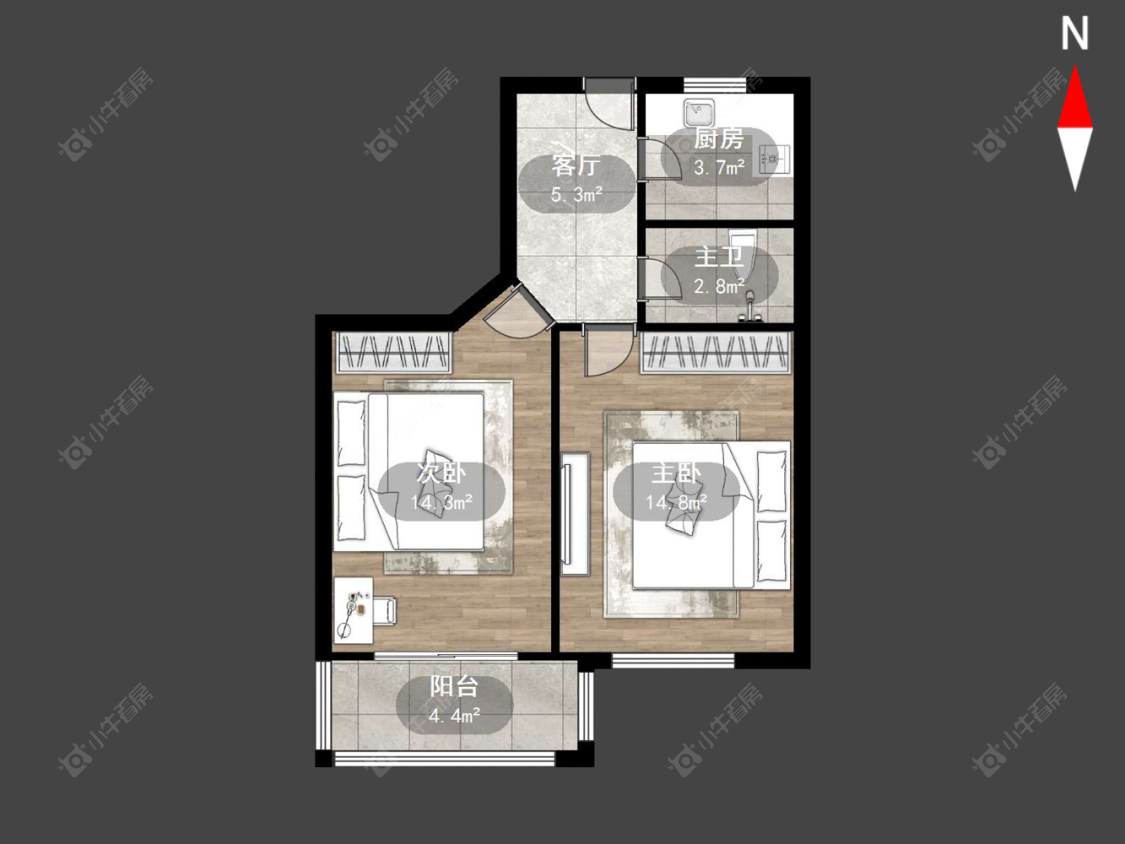 常州高墩湾在售二手房源户型图_小牛看房