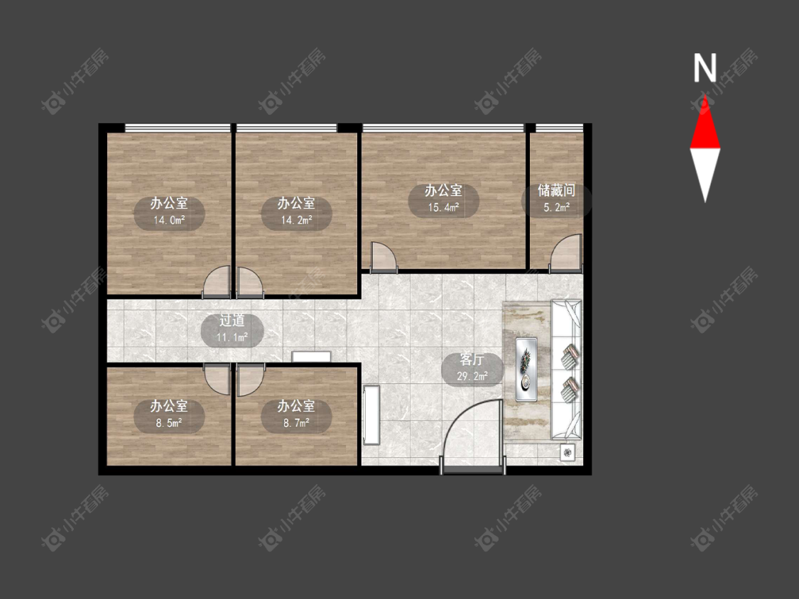常州太湖中路在售二手房源户型图_小牛看房