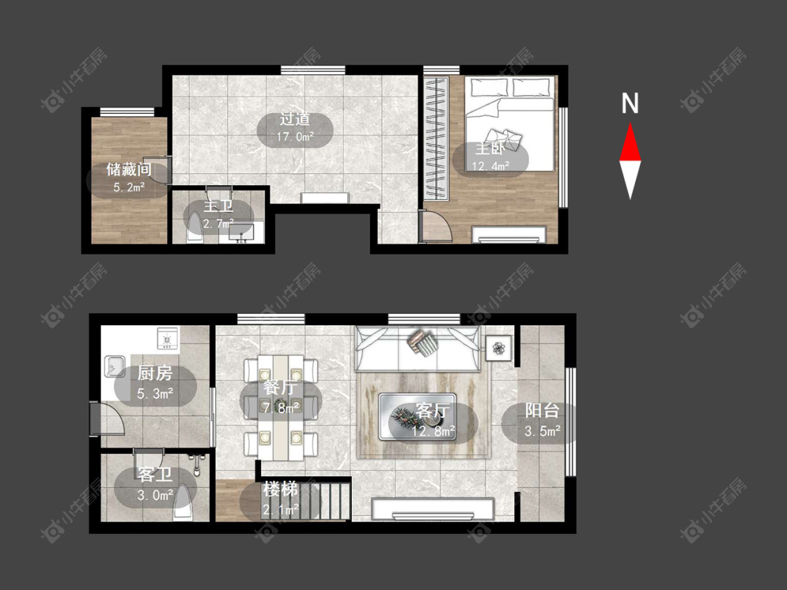 常州银河湾第一城一期在售二手房源户型图_小牛看房