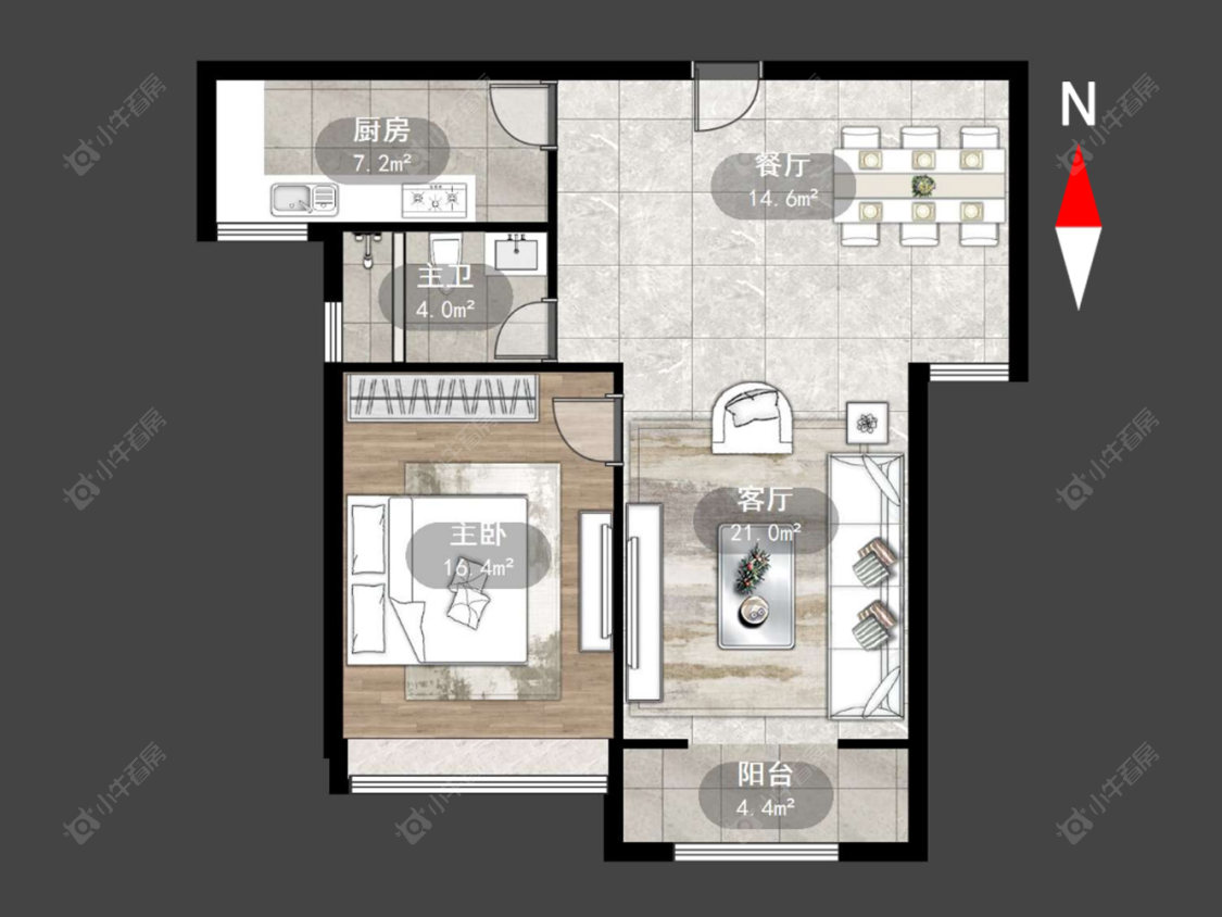 常州青洋花苑在售二手房源户型图_小牛看房
