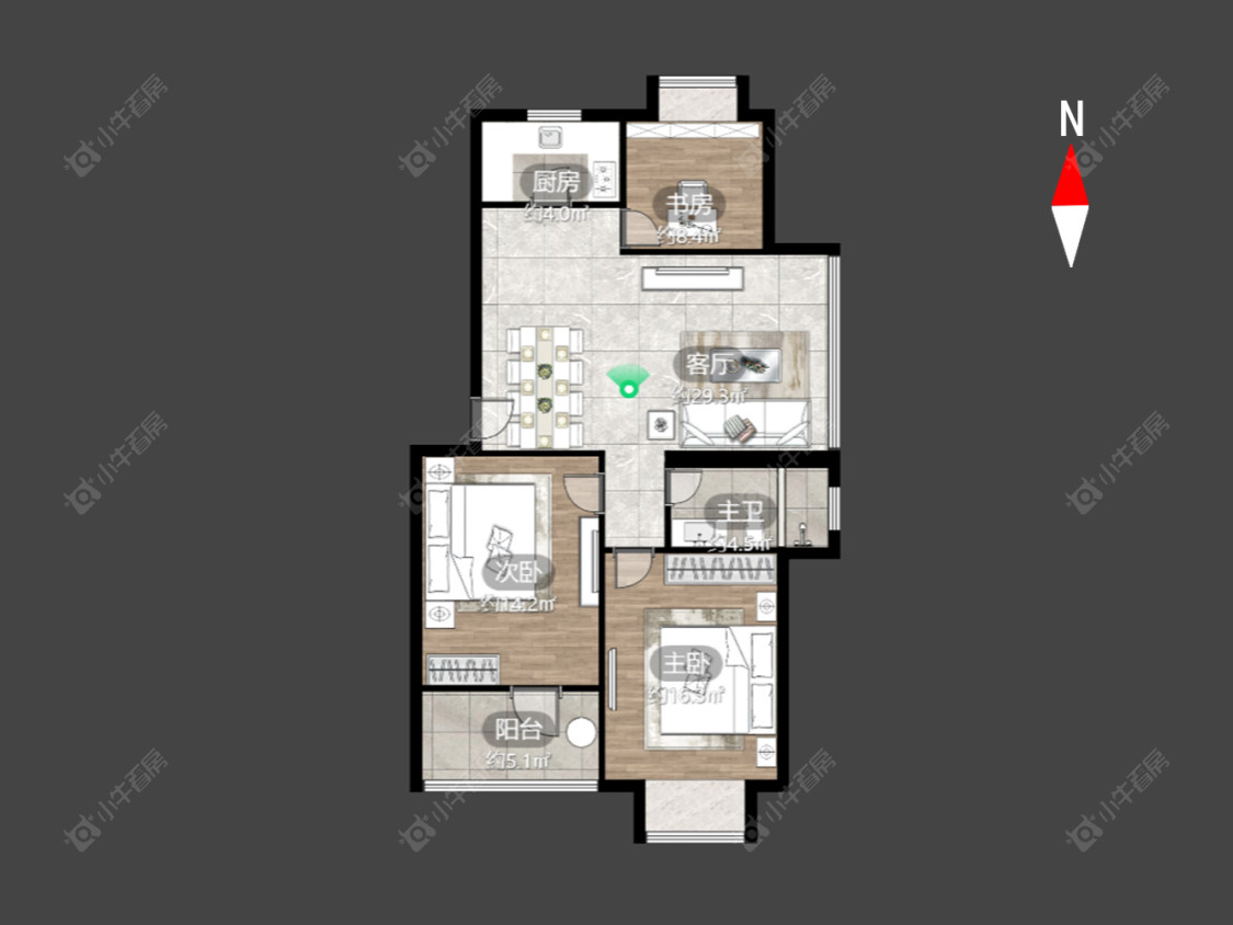 常州陈渡新苑在售二手房源户型图_小牛看房