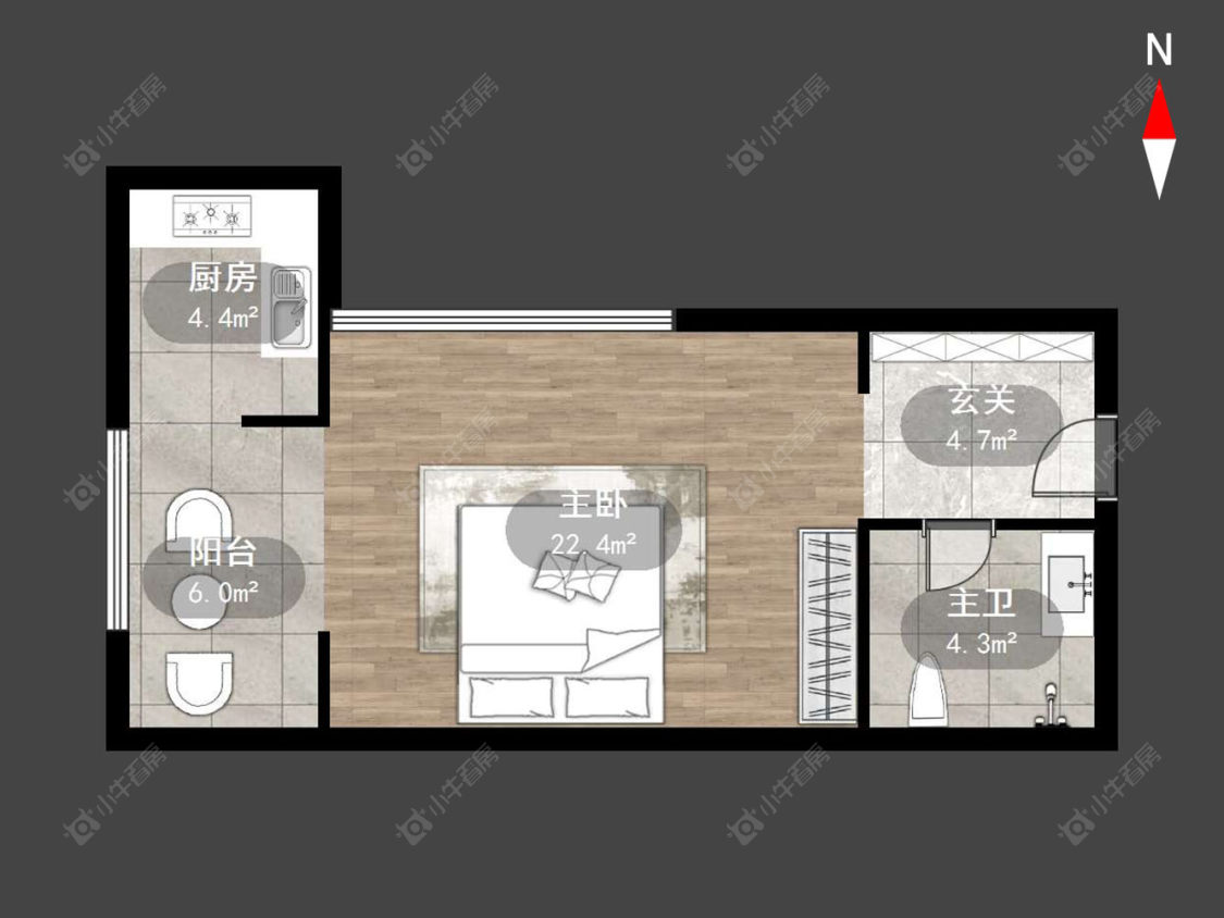常州邹区泰富时代广场在售二手房源户型图_小牛看房