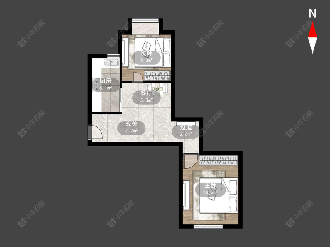 凯尔枫尚花园房源户型图 常州凯尔枫尚花园在售二手房源户型图_小牛看房