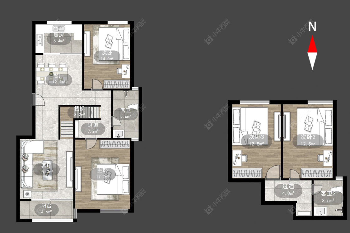 常州随园锦湖公寓在售二手房源户型图_小牛看房