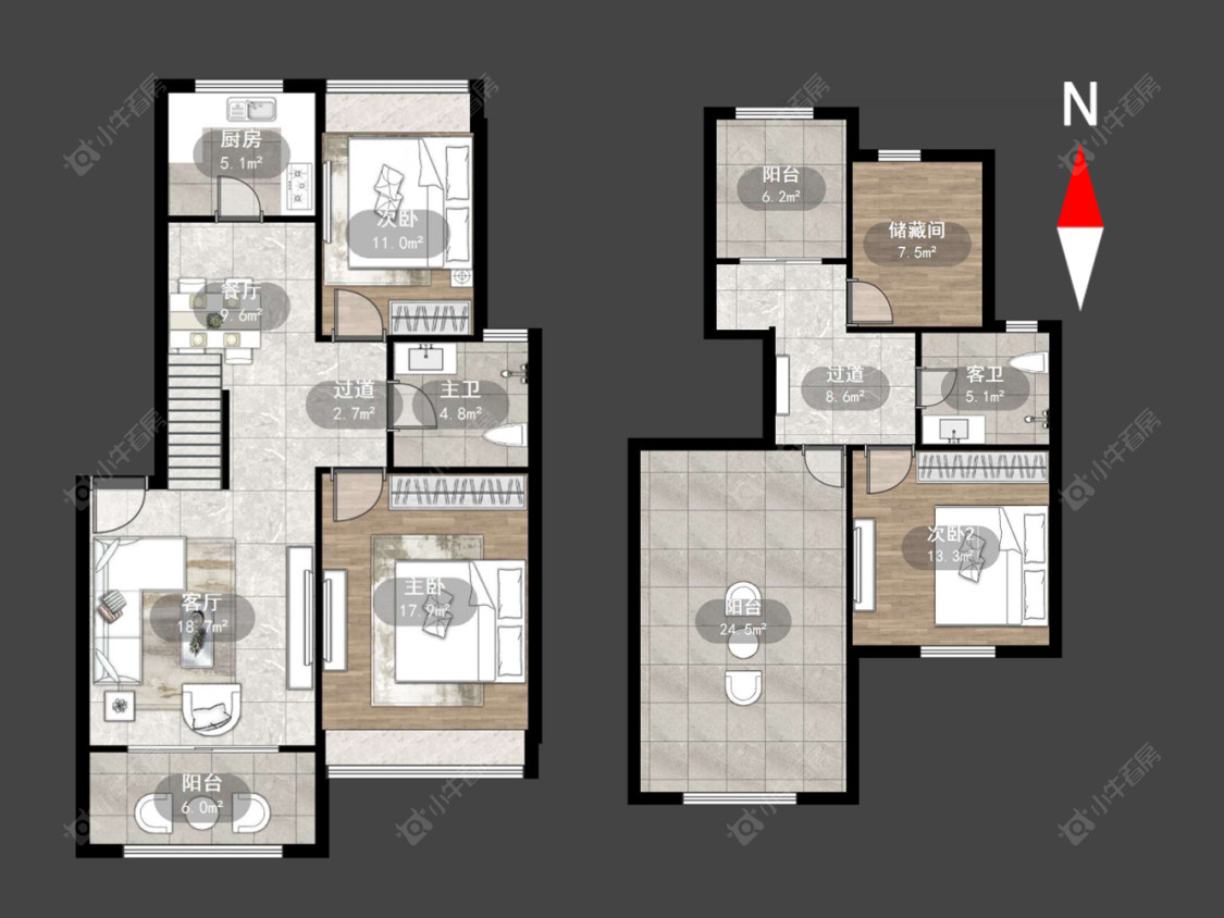 顺园二村房源户型图 常州顺园二村在售二手房源户型图_小牛看房
