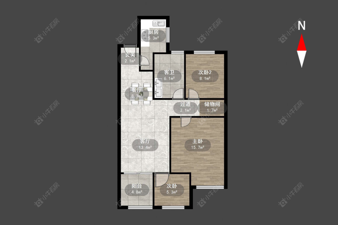 常发御龙山花园房源户型图 常州常发御龙山花园在售二手房源户型图_小牛看房