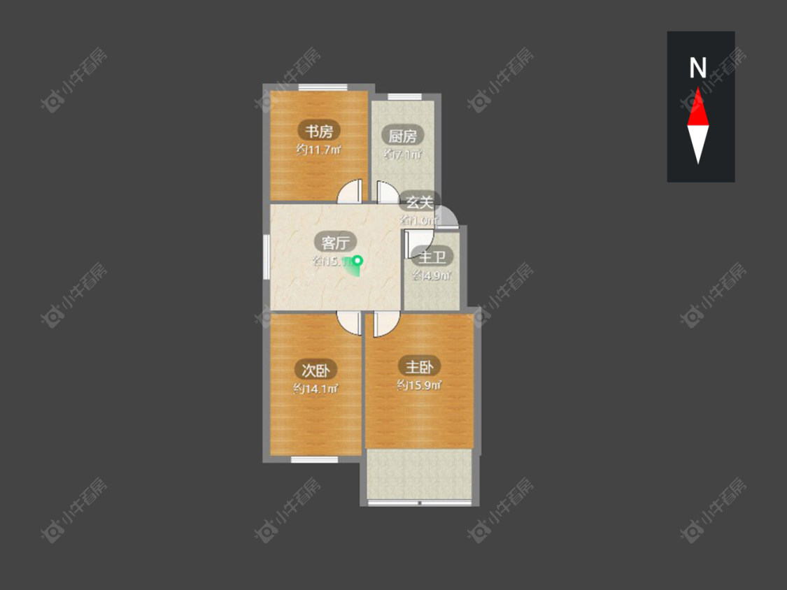 圩墩新村房源户型图 常州圩墩新村在售二手房源户型图_小牛看房