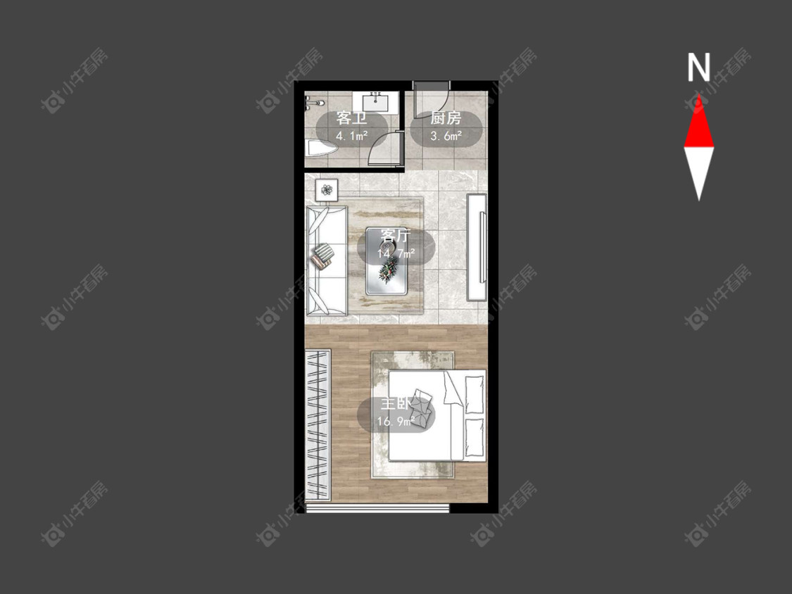 常州世茂广场在售二手房源户型图_小牛看房