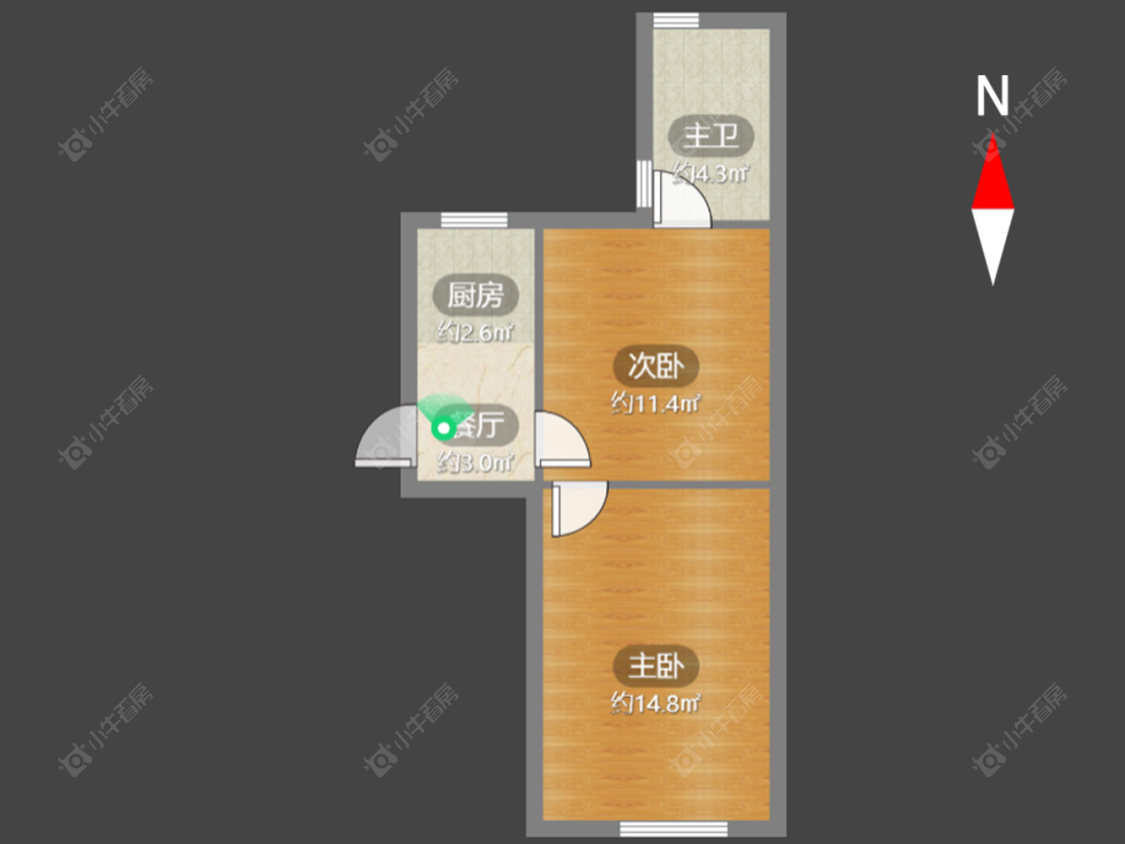 常州冶金新村在售二手房源户型图_小牛看房