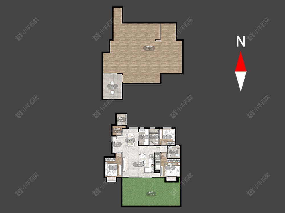 金新滟澜湖房源户型图 常州金新滟澜湖在售二手房源户型图_小牛看房