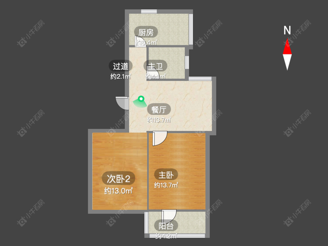 常州富都花苑南苑在售二手房源户型图_小牛看房