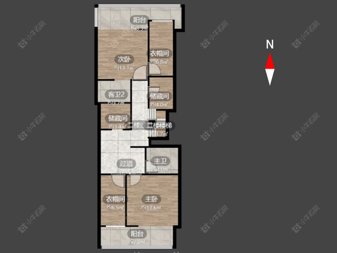 常州水韵江南在售二手房源户型图_小牛看房