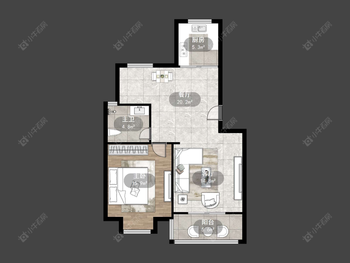 常州芳草苑在售二手房源户型图_小牛看房